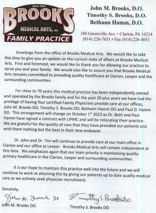 Brooks medical arts